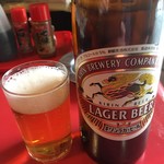 大陸 - 瓶ビール(大瓶) 550円