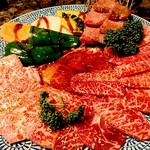 Yakiniku To Kankoku Kateiryouri Hangan - 極上大皿 6500円