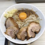 麺屋ガテンの乱 - MAZEそば(肉増しトッピング)♪