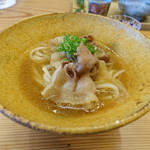 柚木元 - 締めは猪うどん