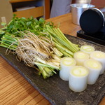 柚木元 - セリと松本一本葱
