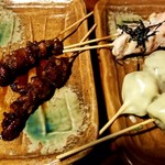 はる - ぜぎもとしっとりささみ焼き明太マヨとつくねチーズ