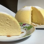 ガトー・プーリア - チーズズコット断面