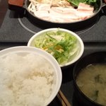 肉屋の正直な食堂 - 豚トロステーキ　850円