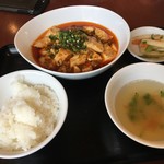 四川料理 蜀彩 - 麻婆豆腐セット