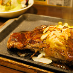 いきなりステーキ - 国産牛サーロインステーキ(200g)　2,000円
            ライス＆スモールサラダセット　350円