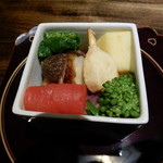 御料理 光安 - 野菜の八寸
