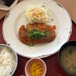 コンベックス岡山お食事処彩 - 和風おろしトンカツ