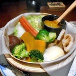 ひのと - 蒸し野菜 カニのバーニャ