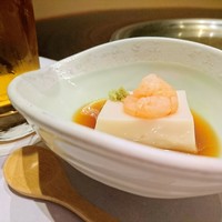 スギモト 本店 - お通しのごま豆腐