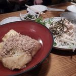 Sushi Izakaya Yataizushi - 揚げ出し豆腐と大根サラダ