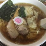 手打麺 笑くぼ - 雲呑麺(800円)