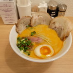 Menyashokuden - 汁ありチャーシュー麺（1180円）