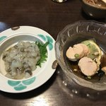 味かん - タコワサとあん肝✨あん肝も2個ぐらい食べた後…