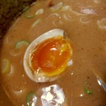 つけ麺屋 ひまわり - 【2018.1.22(月)】特製つけ麺(大盛・400)1,000円の味玉