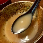 つけ麺屋 ひまわり - 【2018.1.22(月)】スープ割り