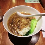 手代木キッチン - フカヒレ丼（開店記念価格500円）