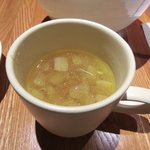 手代木キッチン - ランチにつくスープ