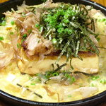 蛍 - 「豆腐とろろステーキ」大和芋使用、ねばりが違います