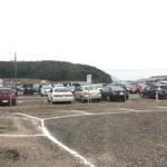 山越うどん - 広大な駐車場