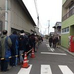 山越うどん - 行列