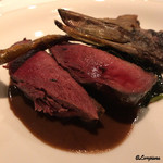 カーサ・デル・チーボ - コルベールの胸肉の真空調理ともも肉のコンフィ ソースポワブラード