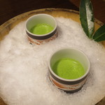 九兵衛旅館 - 小松菜の野菜ジュース