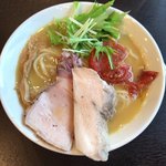 麺屋 京介 - 鶏白湯醤油 大盛（¥900）
