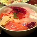 Katsugyo Shunsai Ashibi - ご飯は酢飯と白飯から選べます