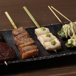 Dining Bar KISAKU - 串焼き盛り合わせ