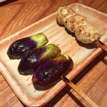 とり喜 - 小なす + つくね