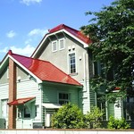 弘大カフェ - 2017.6⑦ 駐車場からはお店の後側が見えます♪