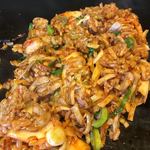 Okonomiyakiteppanyakibonkuraya - 豚キム焼き飯