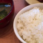 Oushukutei - ご飯と味噌汁