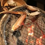 百楽荘 - 焼き蟹