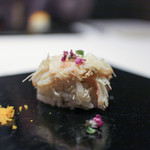 かわ村 - 2018年1月再訪：毛蟹の握りゾット☆