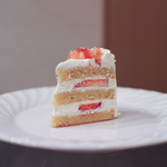 カフェ ランシュパーズ - 苺のショートケーキ☆