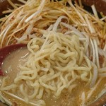 麺場唐崎商店 - 中太ちぢれ