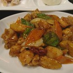 悠香園 - 鶏肉と野菜の四川風炒め