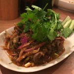タイ食堂 バーン・メイ - 豚豆のラープ