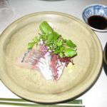 山里料理 葡萄屋 - 関鯵のお刺身