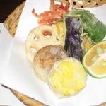 山里料理 葡萄屋 - 天ぷら盛り合わせ
