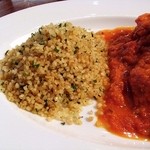 Harrods BROMPTON - シーフードトマトカレー ブルグール プレート