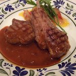 アリタリア - 子羊のカポナータ添え