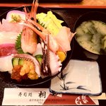 寿司処 桐や - 寿司処 桐や ＠逗子 海鮮丼 １，０５０円