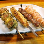 Kushiyaki Taishou - セットの焼鳥