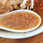 にかいや - スープ（カラメ）