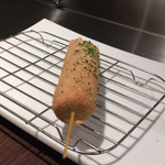 串揚げ 串の実 - 追加で魚肉ソーセージ
