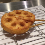 串揚げ 串の実 - 追加　レンコン