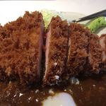 リリーカレー - とんかつズームアップ